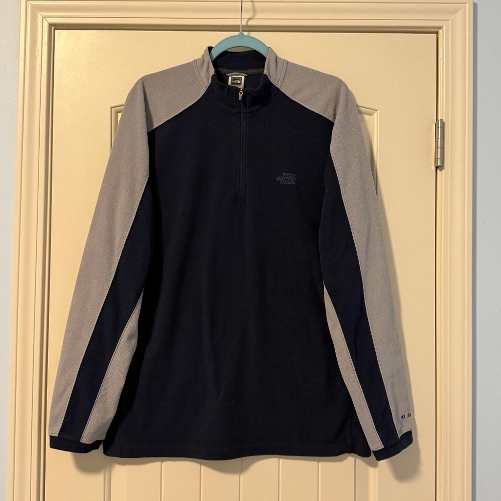 The North Face Men’s 1/4 Zip Fleece Pullover Size L